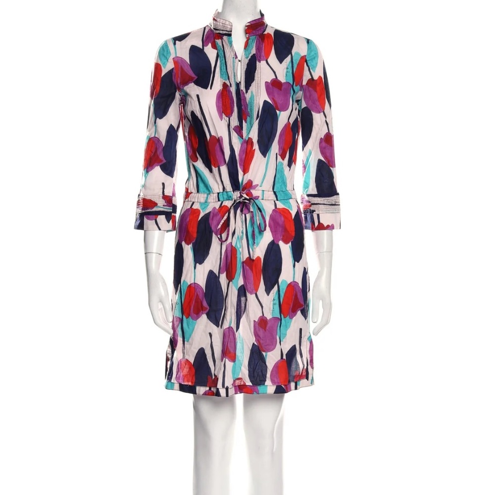 Tory Burch printed coverup shirt dress - size 4. Need to sell ASAP